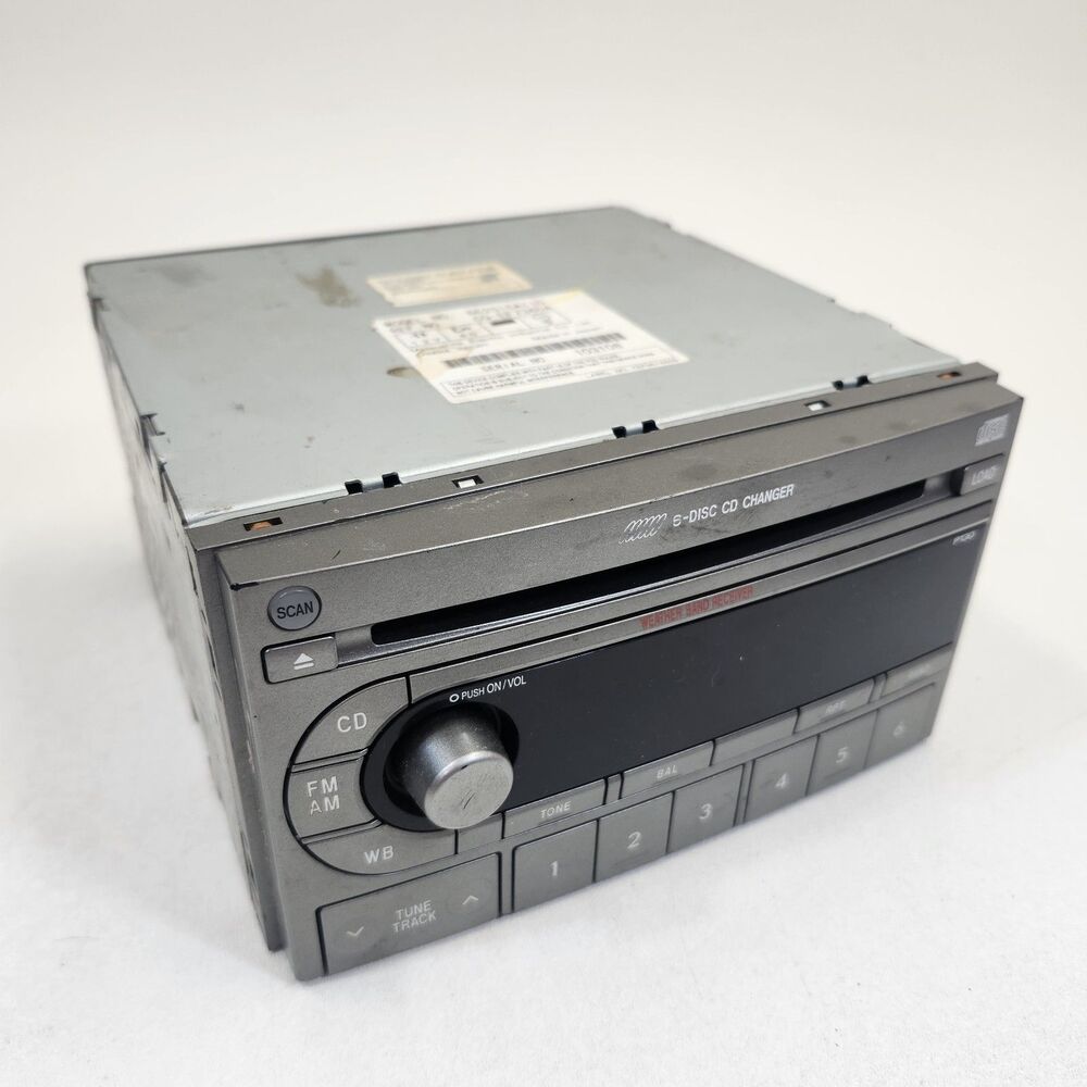 2004-06 Subaru Forester XT Radio AM-FM 6 CD Changer 86201SA110 Parts Repair